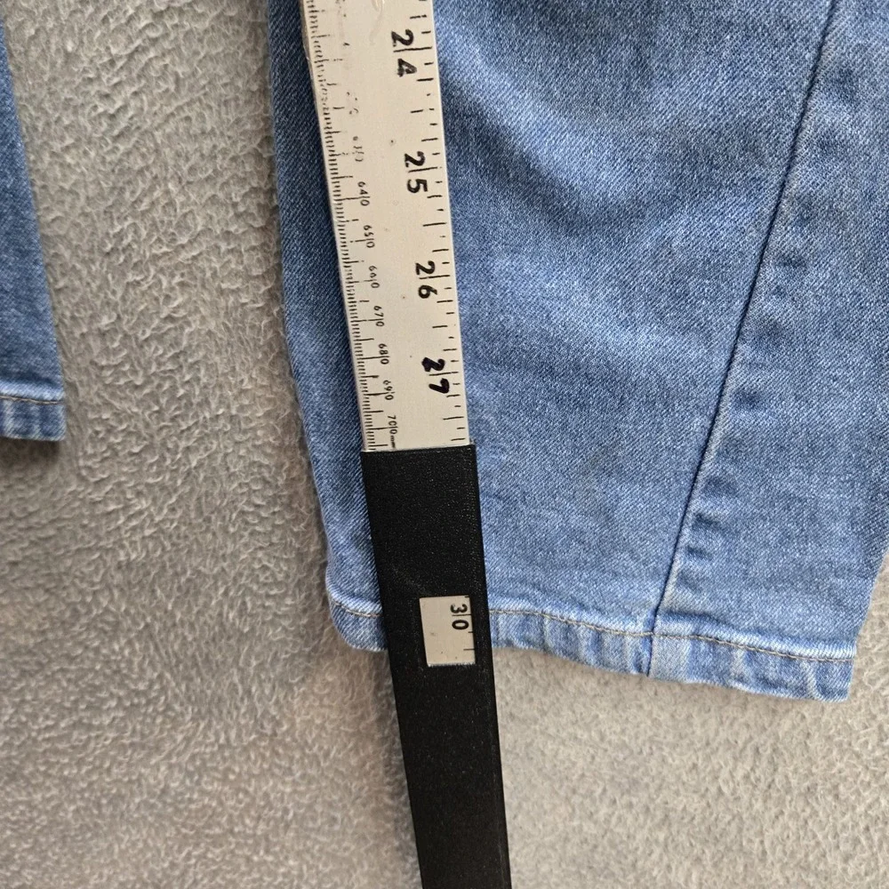 Hugo Boss Men Jeans 30 Blue Denim Embroidered Slim 30
